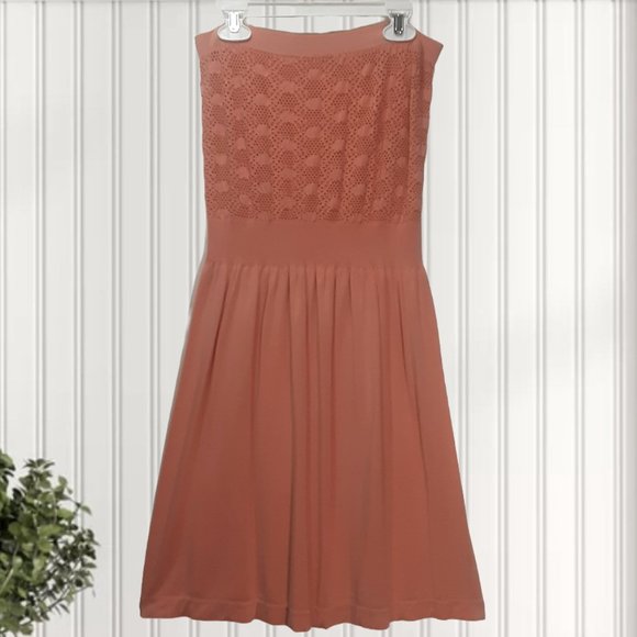 Strapless Lace Knit Mini Dress - Picture 3 of 4